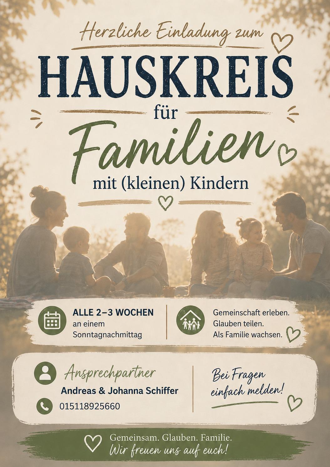 Einladung Hauskreis für Familien